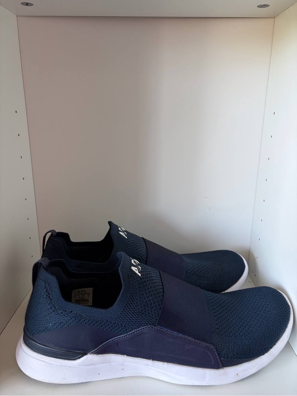 APL Men's TechLoom Bliss Navy and White Size 13